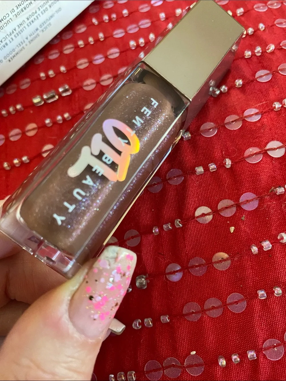 Fenty Beauty Gloss Bomb Oil in Rose Amber New In Box Not Returnable